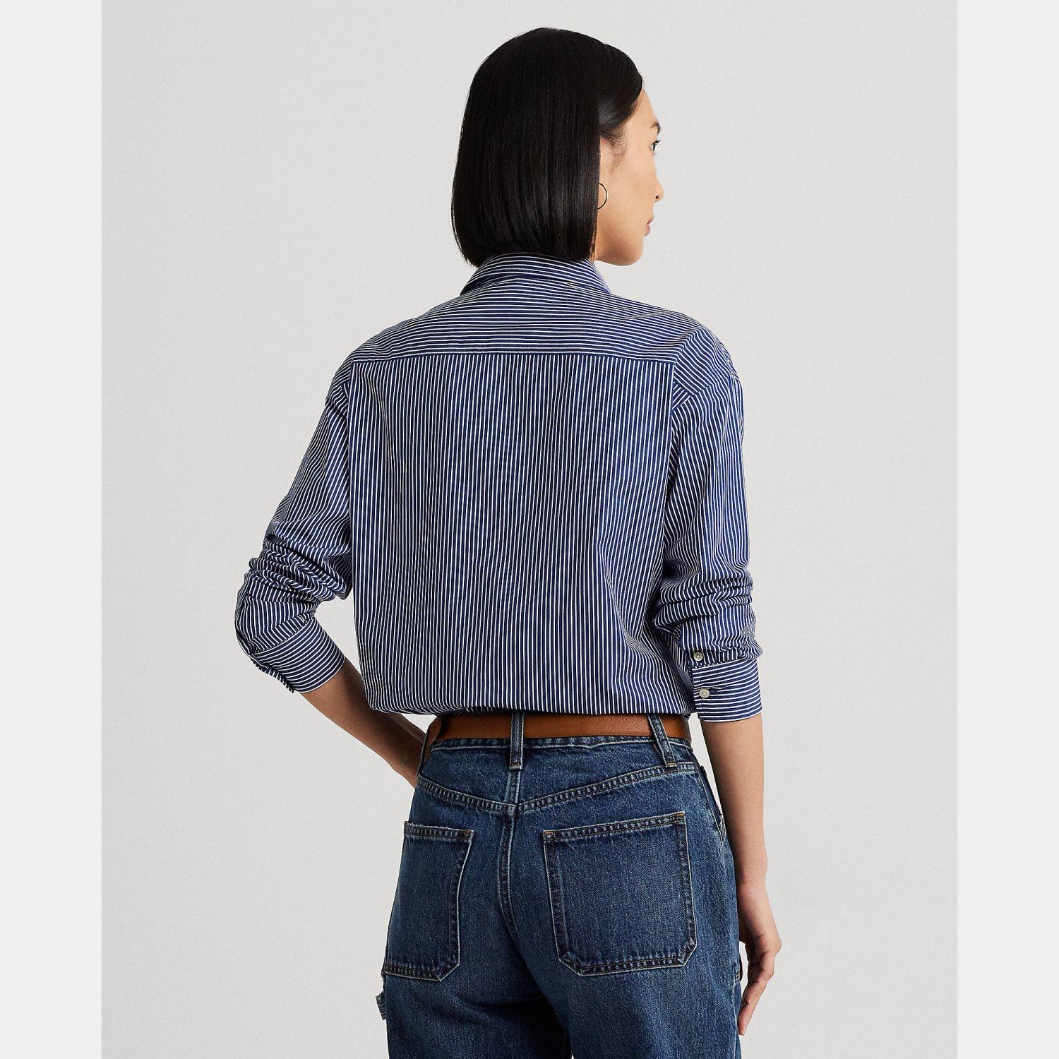 camicia a righe con logo 200-928499 002 LAUREN RALPH LAUREN 
