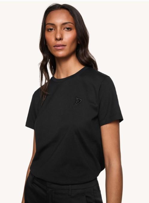t-shirt basic logo S746JF0271FZ4 999 DONDUP 