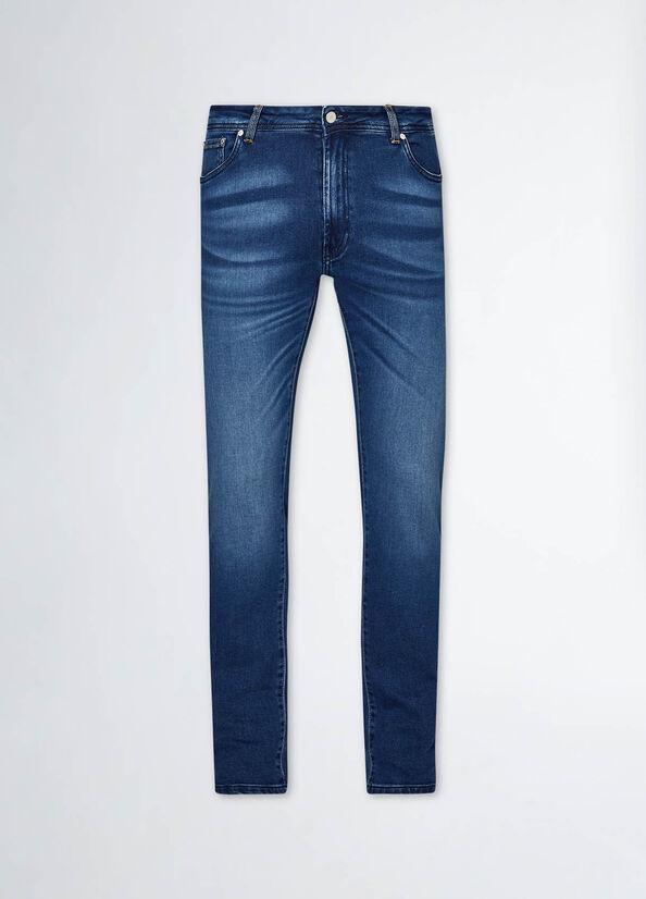 Jeans slim fit con scoloriture M124P304FRANKPWBLUMD BLUE liU JO 