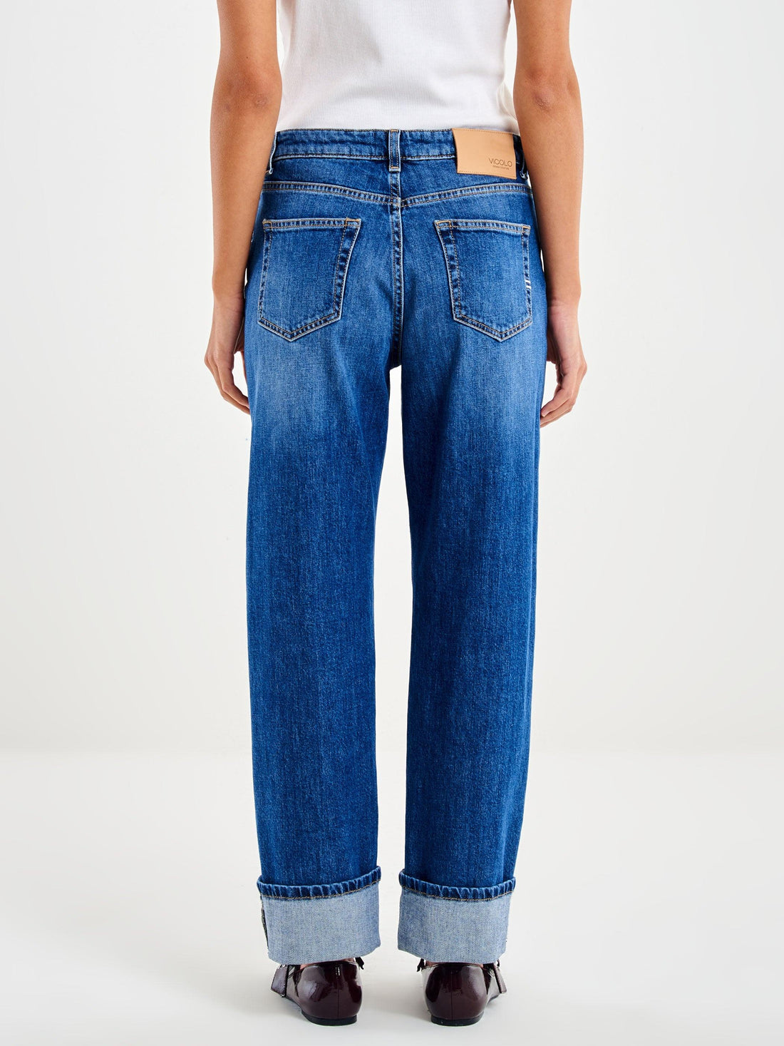 jeans baggy mom fit DAB5018 DENIM VICOLO 