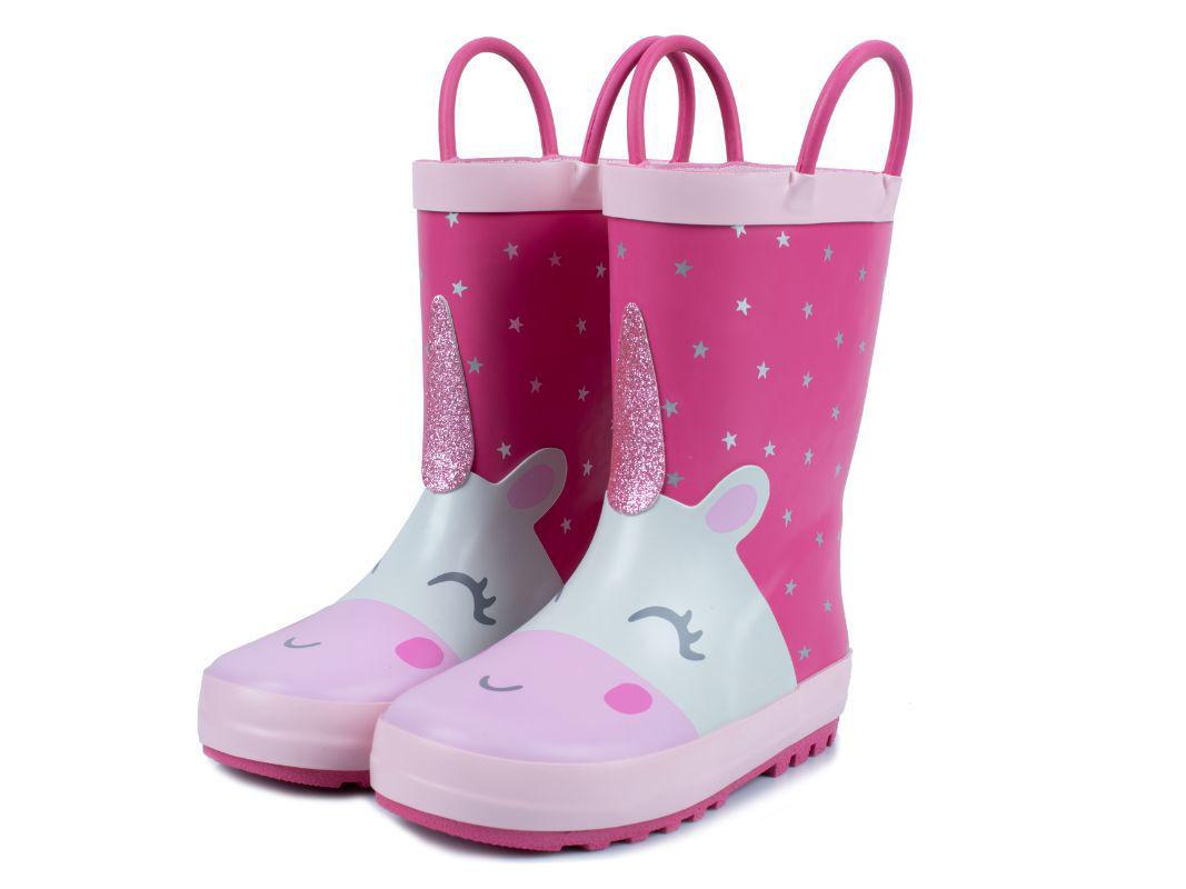 stivali unicorno anti pioggia BOOT 001-036 PINK MR. TIGGLE 