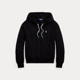 RALPH LAUREN POLO felpa con cappuccio e pony Nero