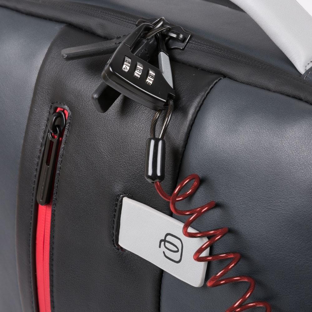 zaino con cavo antifurto CA4818UB00 GRN PIQUADRO 