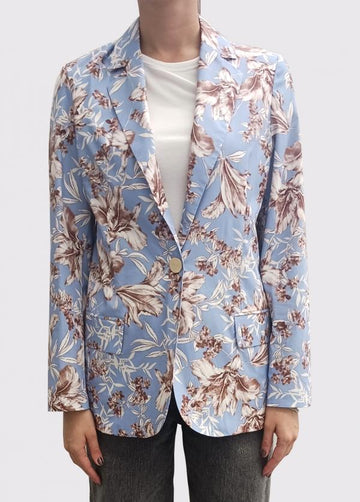 giacca fiori WA6479T4853 P9502 LIU JO WHITE 