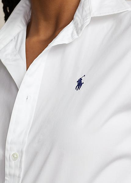 camicia in cotone con logo 211-891376 001 LAUREN RALPH LAUREN 