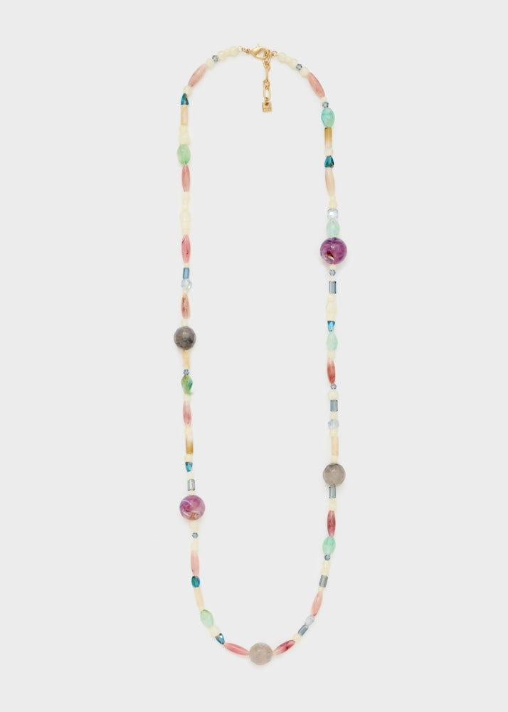 collana lunga in resina ABCL0406 VIOLA NALI' 