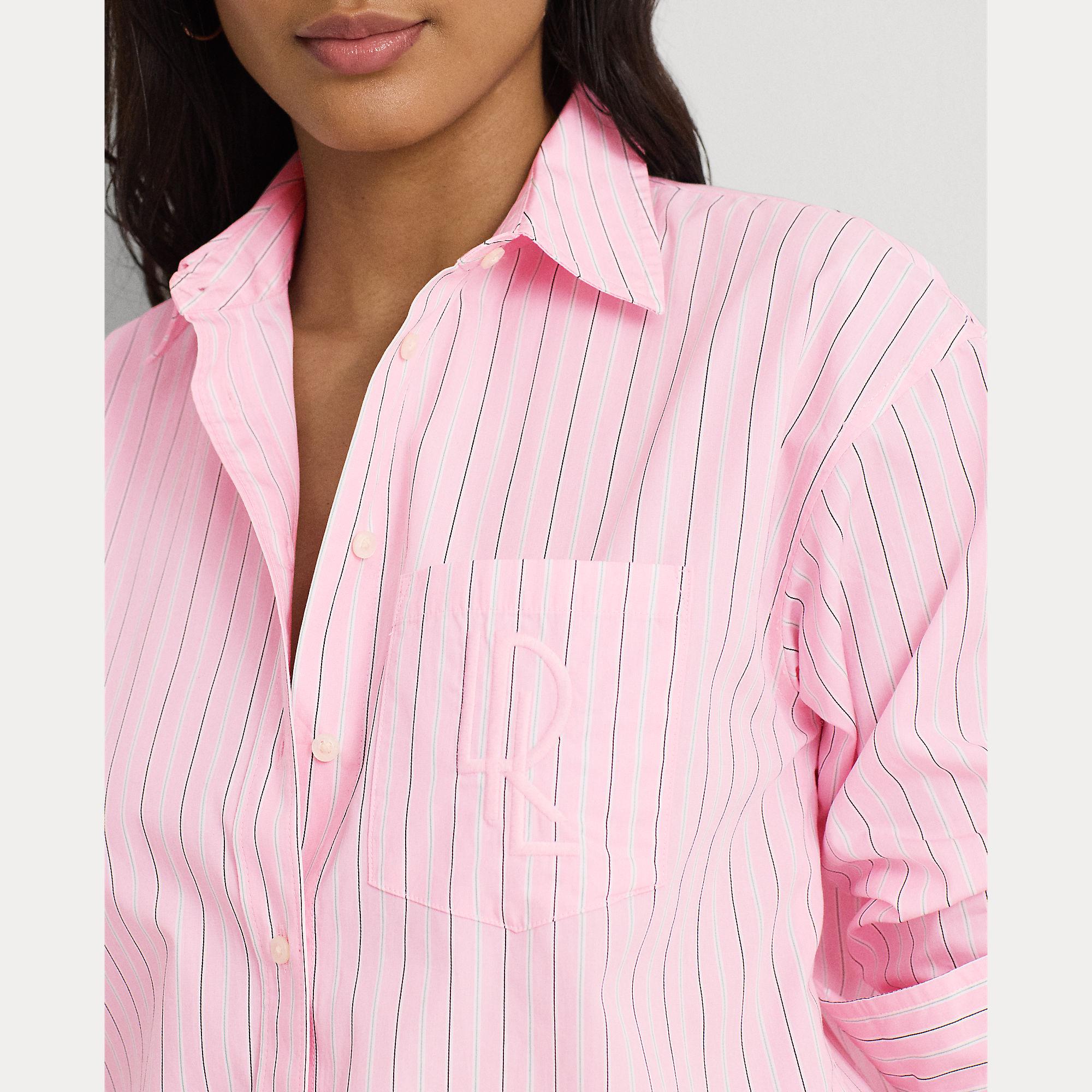 camicia in tessuto a righe 200-932627 001 LAUREN RALPH LAUREN 