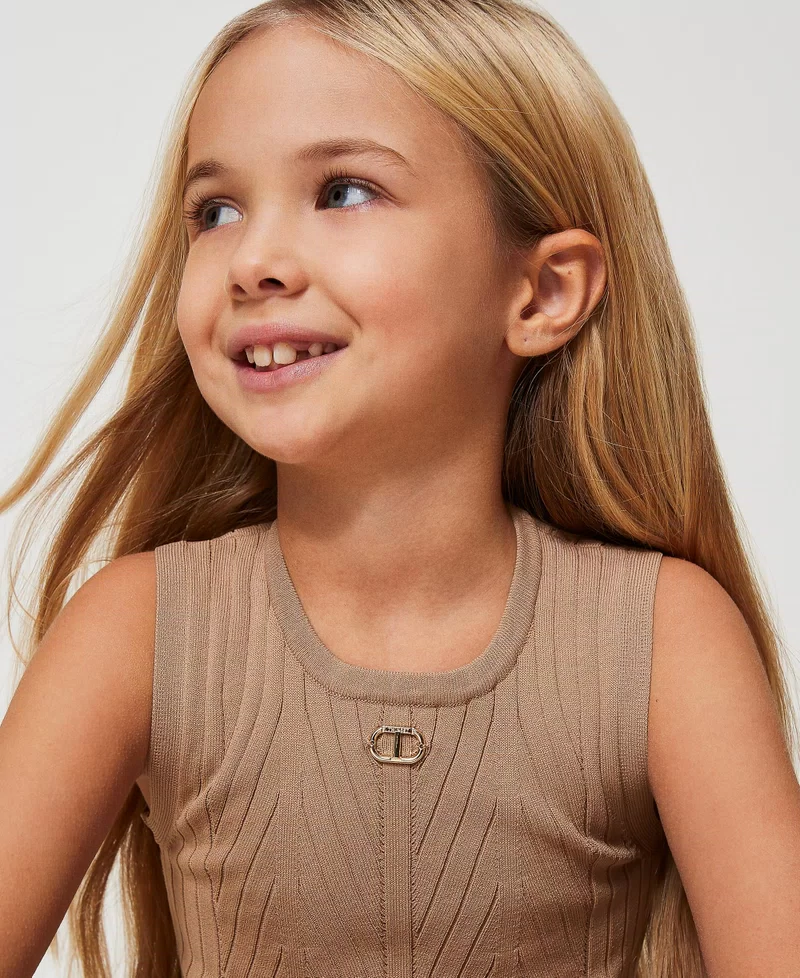 top in maglia 251GJ3404 00310 TWINSET GIRL 