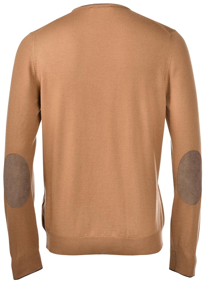 maglia girocollo con toppe alcantara 55183 14264 149 GRAN SASSO 