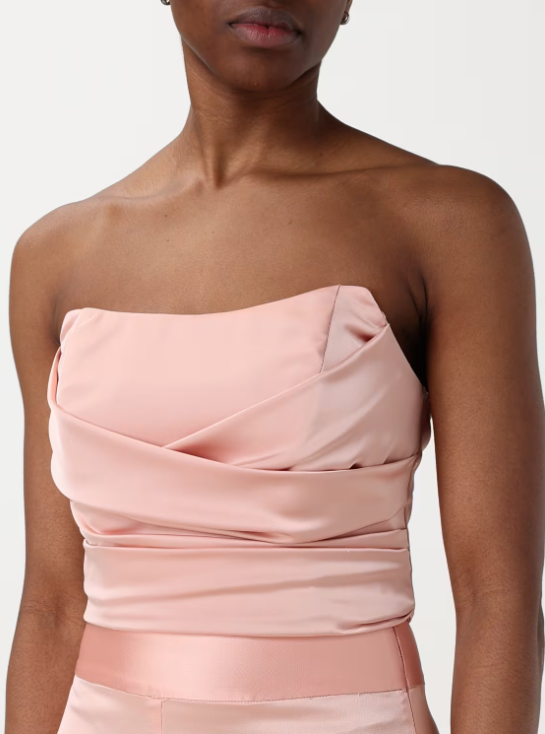 top fascia intrecciato H.M2999.4326 PEACH ROSE HANITA 