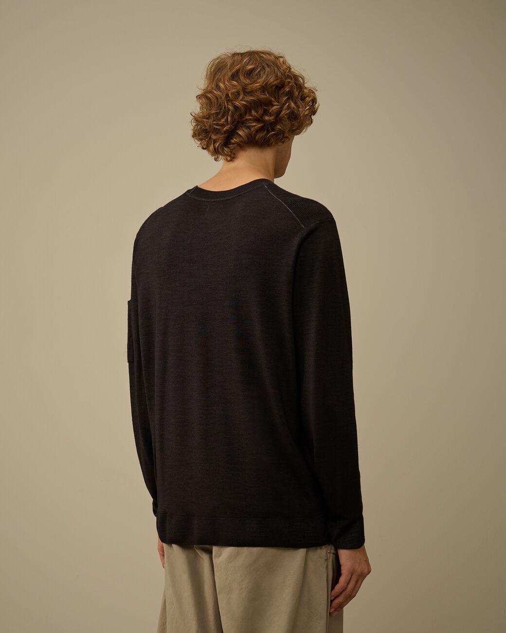 maglione in lana merino 19CMKN024A 003247F 888 CP COMPANY 