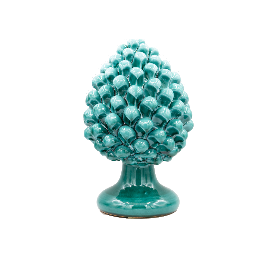 Pigna lavorata a mano in ceramica PIGNA TRISKELE SIKELIA PARFUMS 