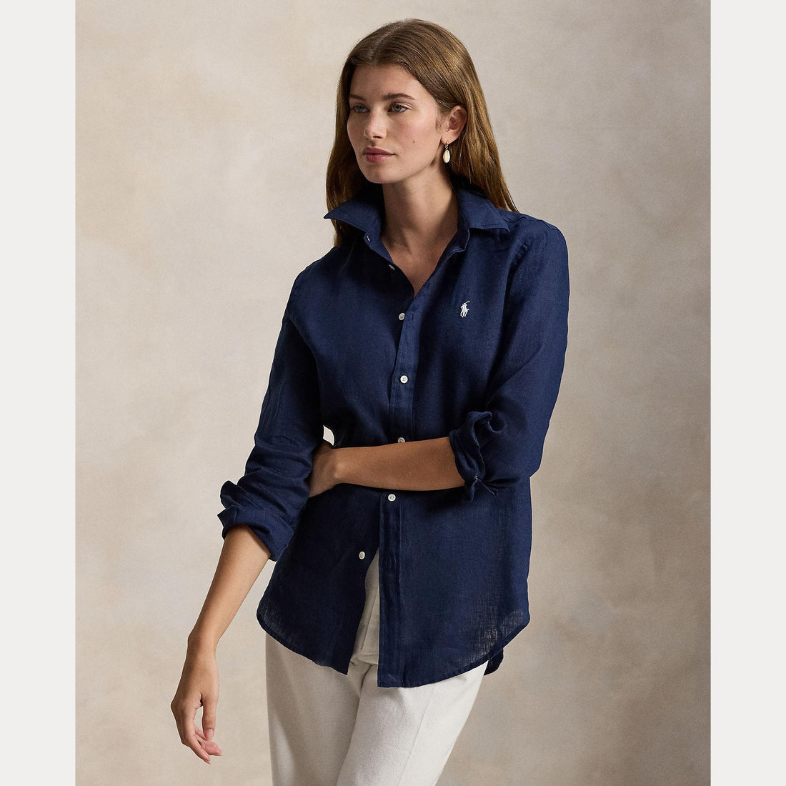camicia in lino 211-970730 519 RALPH LAUREN POLO 