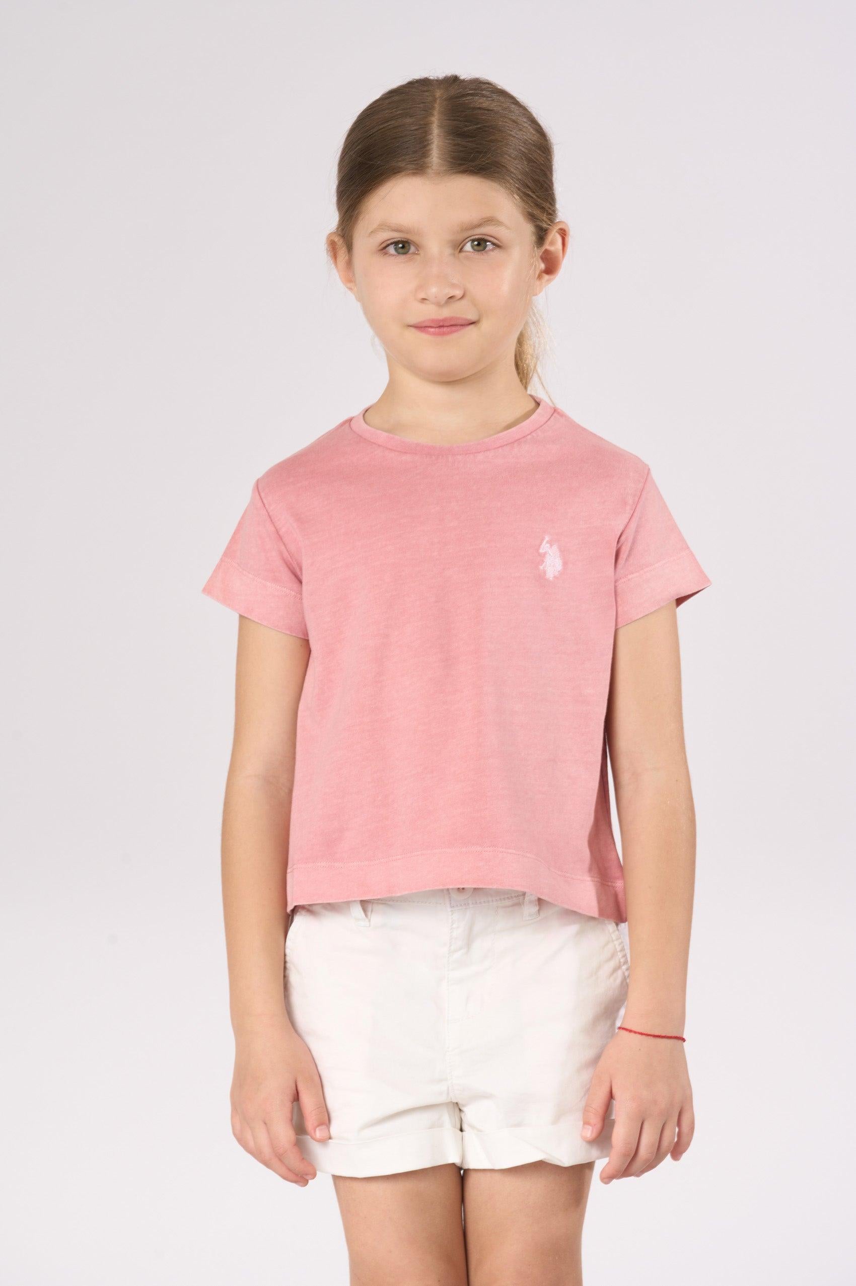 t-shirt con logo iconico US43654003 452 U.S. POLO ASSN. 