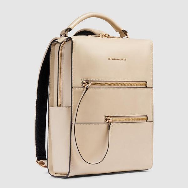 Zaino in pelle con doppia zip CA6771W140 BE PIQUADRO 