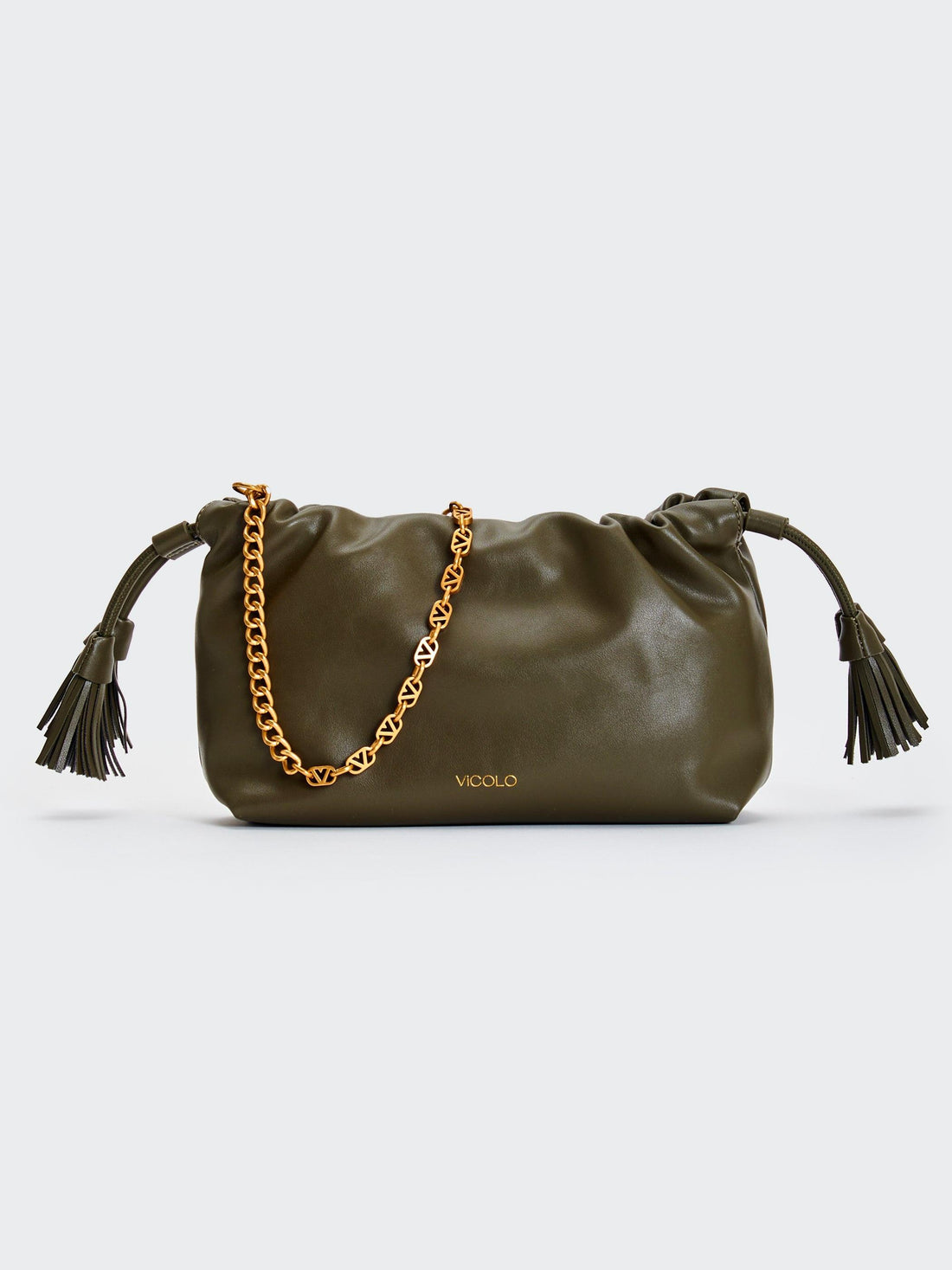 borsa tassel small XAB0035 ABU 19 MILITARE VICOLO 