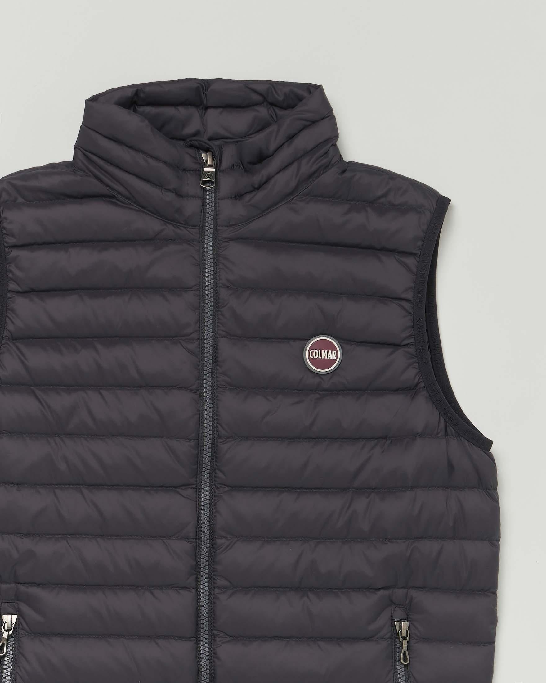 gilet trapuntato in piumino 3489A 8VX 99 NERO-ICE COLMAR 