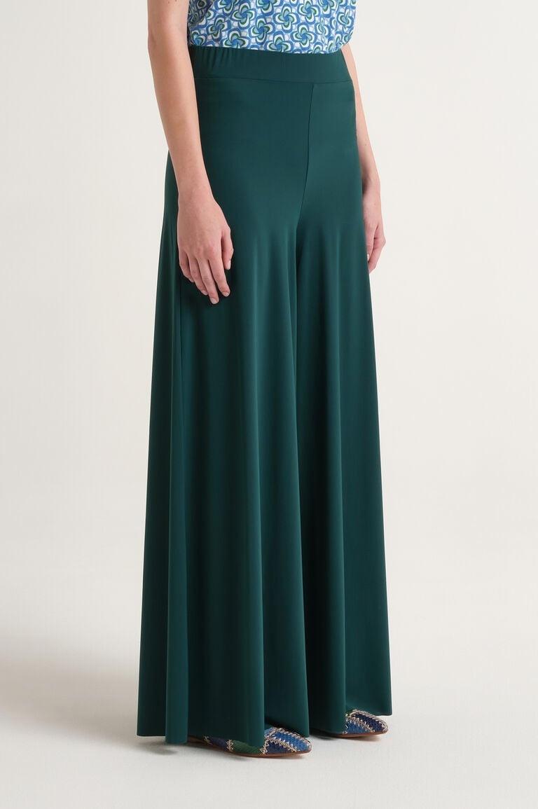 pantalone con gamba a farfalla JH0117 70210 60050 VERDEBOSCO MALI'PARMI 