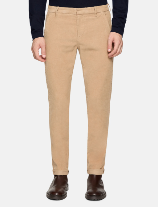 Pantalone gaubert in velluto UP235 VS0028 PTD 016 DONDUP 