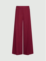 MARella pantalone in misto lino Rosso