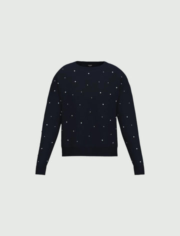 maglia oversize con applicazioni EMBASSY 010 EMME MARELLA 