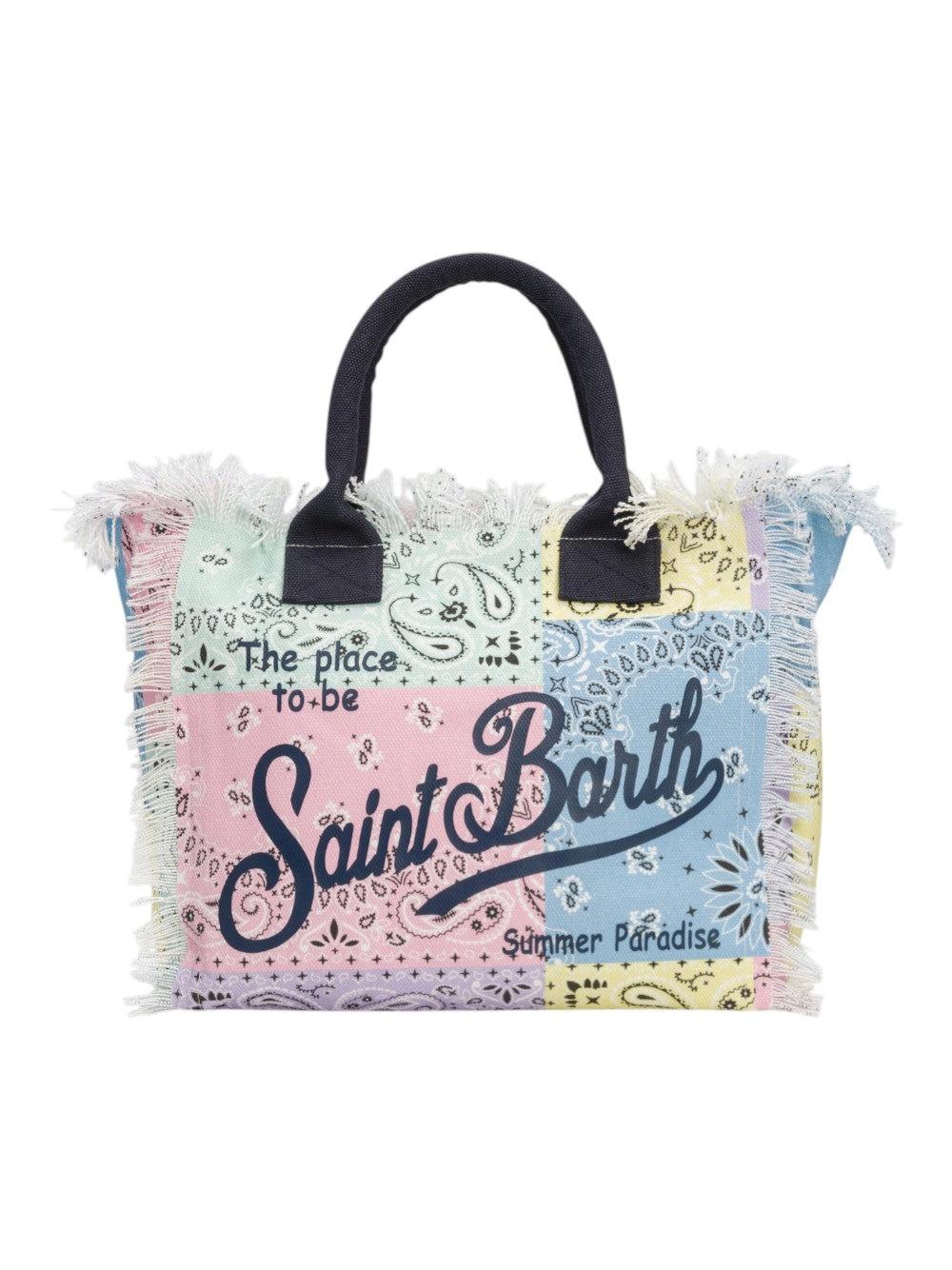 borsa colette bandanna con frange COLETTE BANDANNA 03277 MC2 SAINT BARTH 