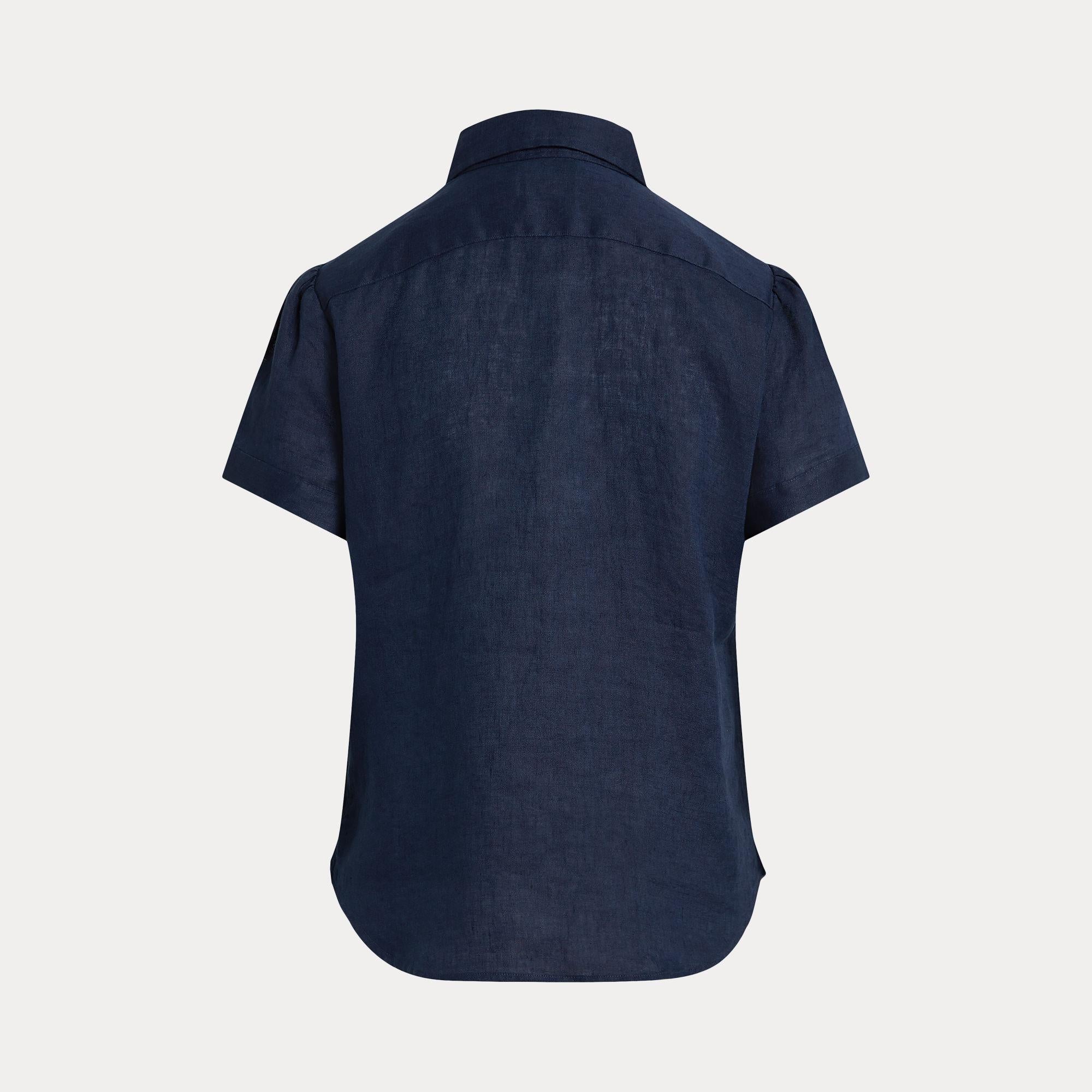 camicia in lino maniche corte 211-973366 506 RALPH LAUREN POLO 