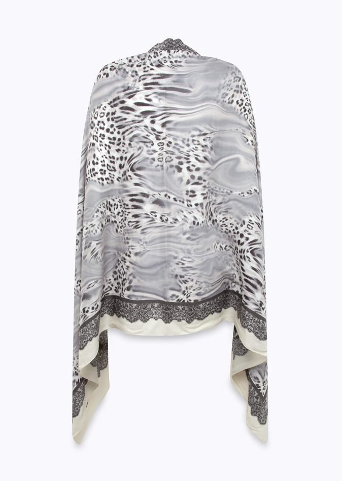 stola con stampa animalier NA6021T2738 P9371 Blugirl 