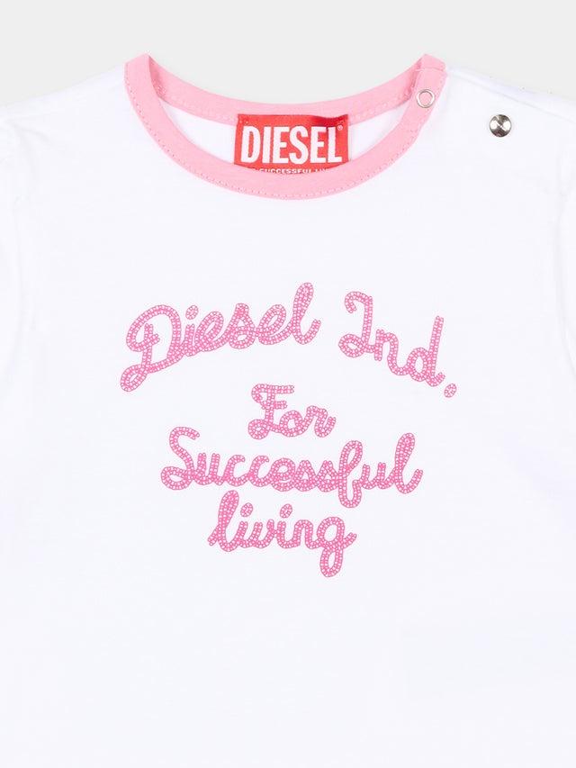 T-shirt con logo K00768 00YI9 K100 DIESEL 