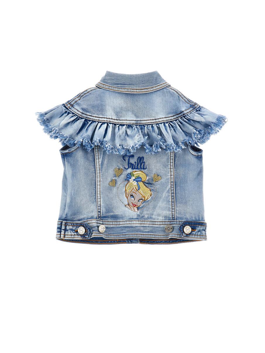 giacca denim trilli 19G105 7013 0062 MONNALISA 