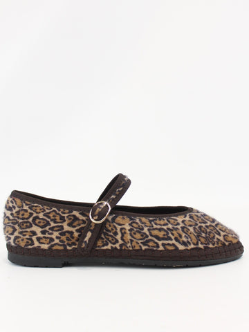 ballerina pierre leopard PIERRE LEOPARD BROWN FLABELUS 