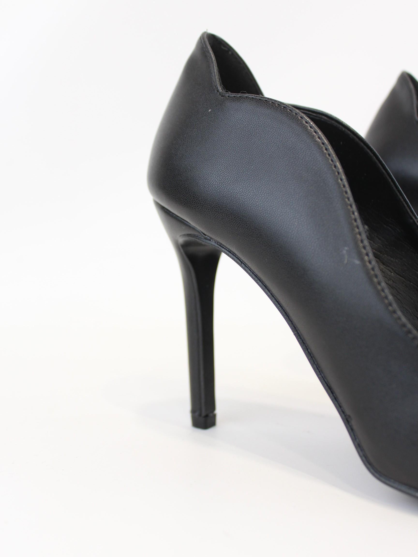 decollette in vera pelle 1742022 NERO OVYE' 