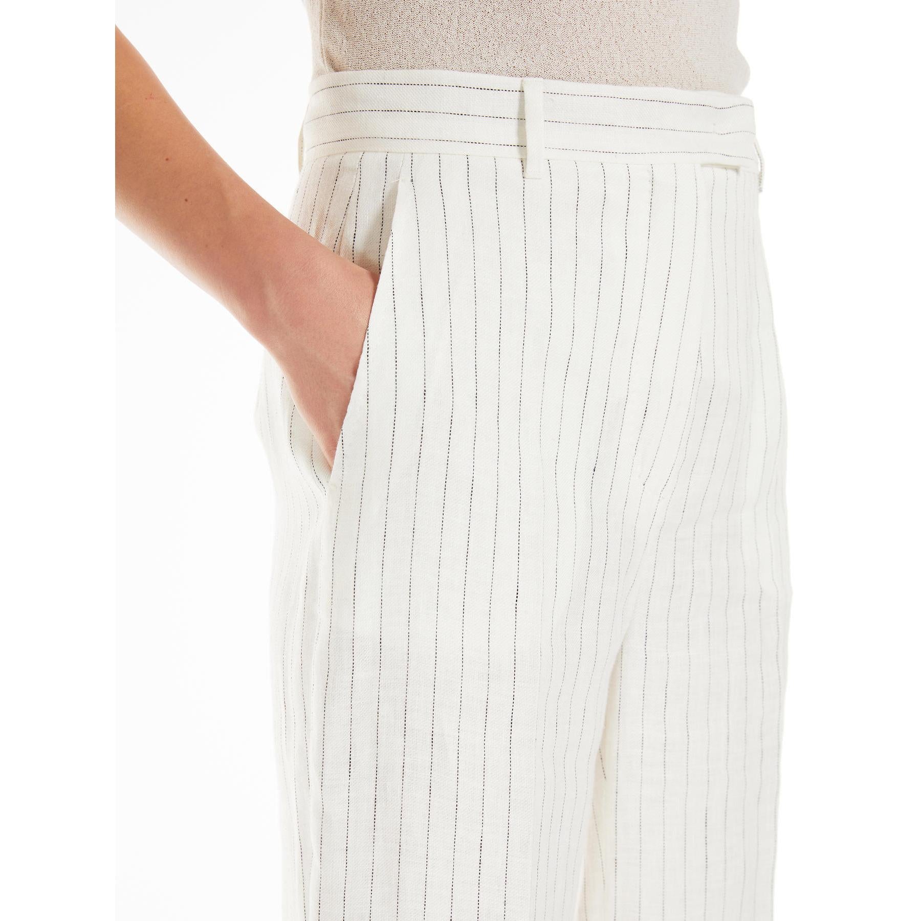 pantalone in lino melange SATIRA 007 MAXMARA 