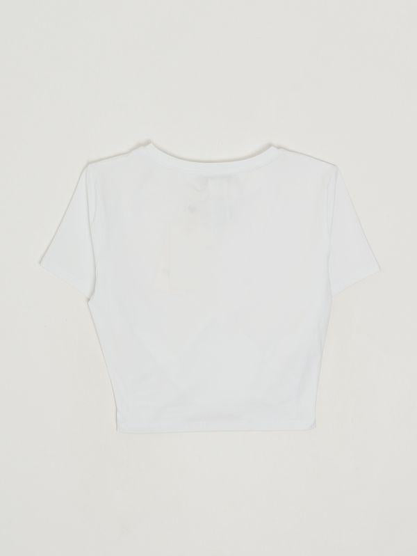 t-shirt con logo 261GJ2256 00526 TWINSET GIRL 