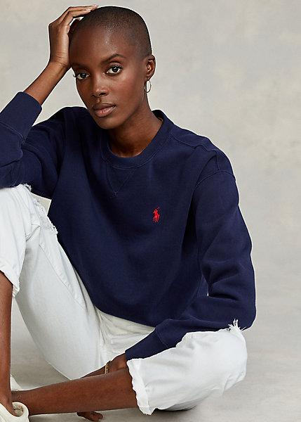 Felpa con logo in contrasto 211-794395 003 RALPH LAUREN POLO 