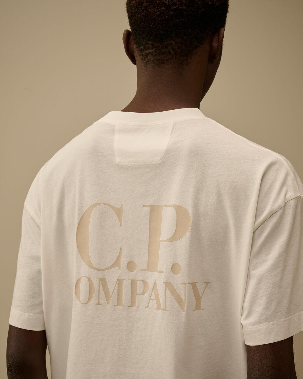 t-shirt printed graphics 20CMTS086A 005100W 103 CP COMPANY 