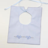 PICCOLA GIUGGIOLA BAVETTA NEONATO RAKESH in cotone Azzurro
