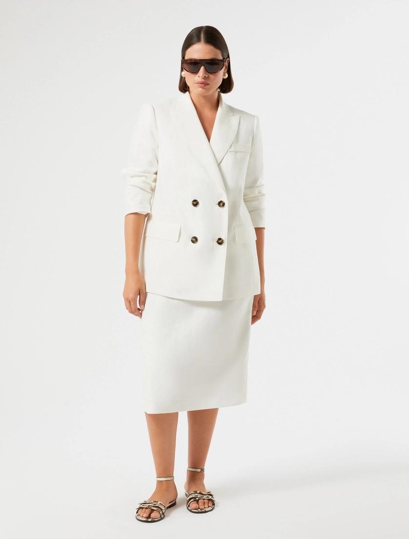 giacca blazer in lino MRNNEBIA 001 MARINA RINALDI 