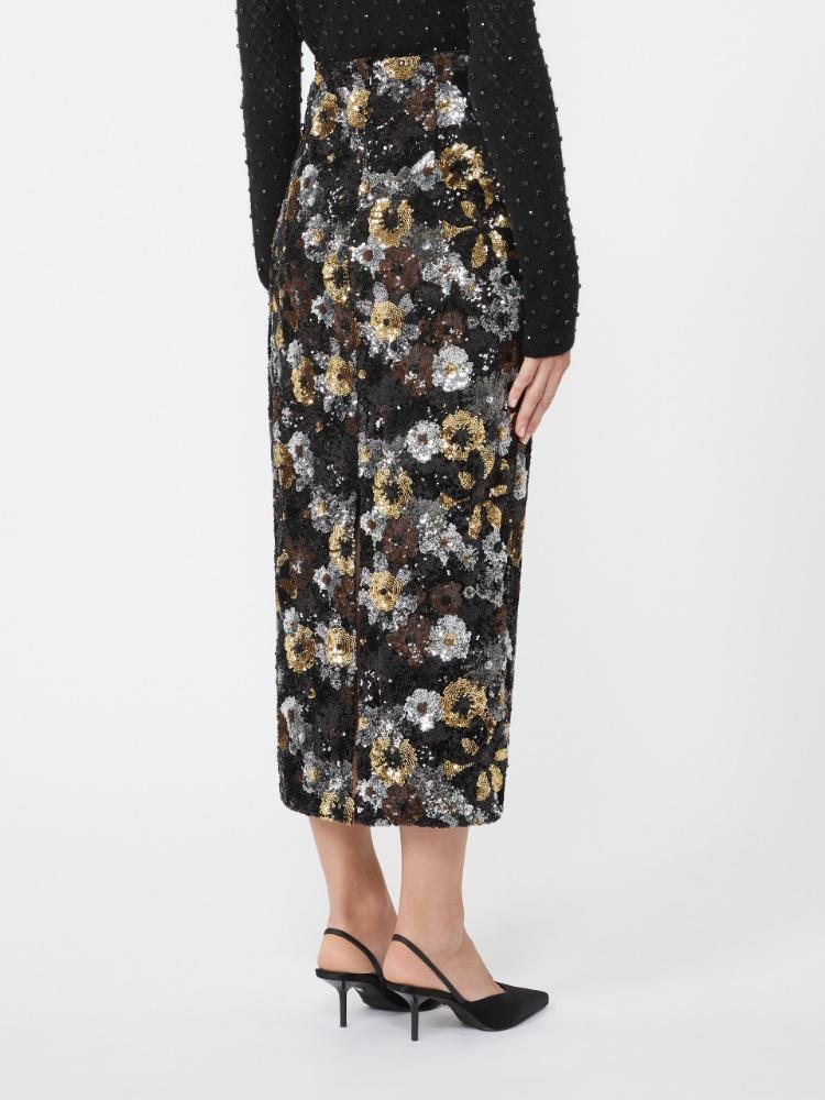 gonna tubino in tulle e pailettes DAMIANA 001 MAXMARA STUDIO 