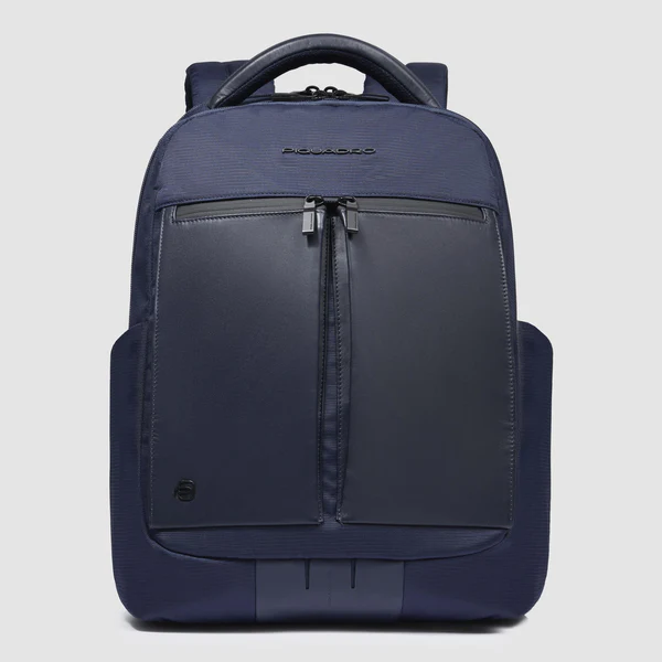 Zaino uomo porta pc 14 in tessuto riciclato CA6621S136 BLU PIQUADRO 