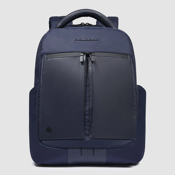 Zaino uomo porta pc 14 in tessuto riciclato CA6621S136 BLU PIQUADRO 