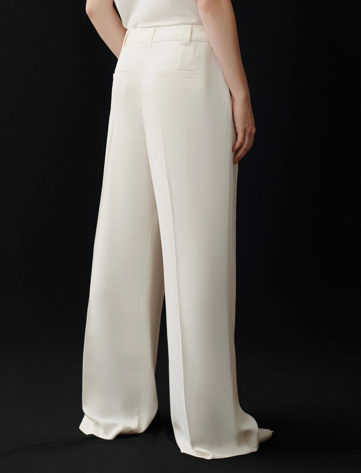 pantalone in envers satin OLINTO 001 MARella 