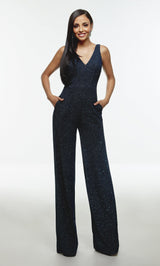 ALYCE PARIS Tuta lunga elegante Blue