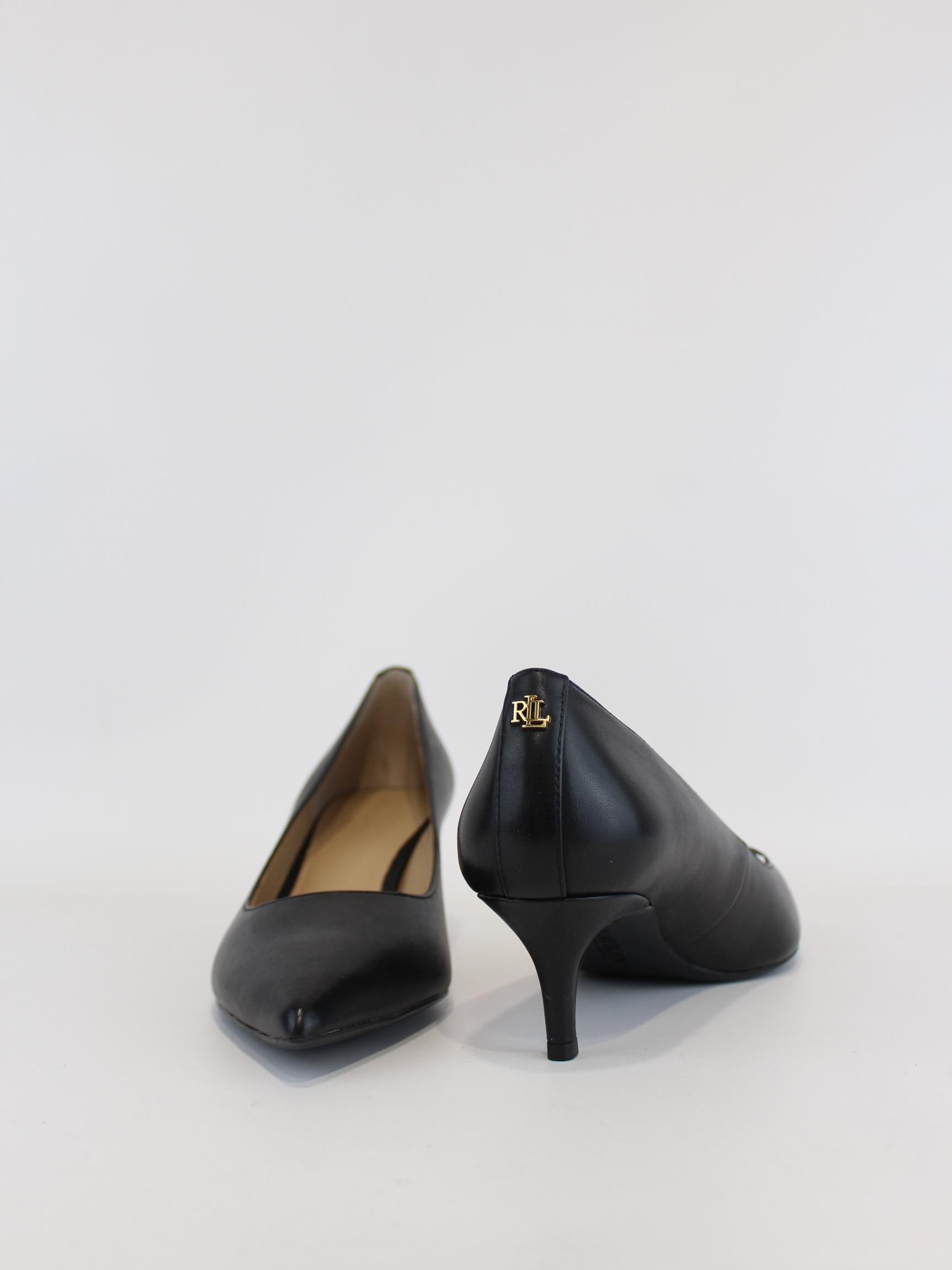 Dècollettè in pelle adrienne 802-940572 001 LAUREN RALPH LAUREN 