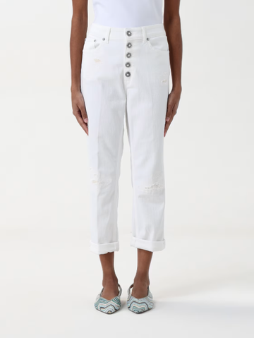 pantalone koons con bottoni logati DP268BBS0030YIX5W 000 DONDUP 