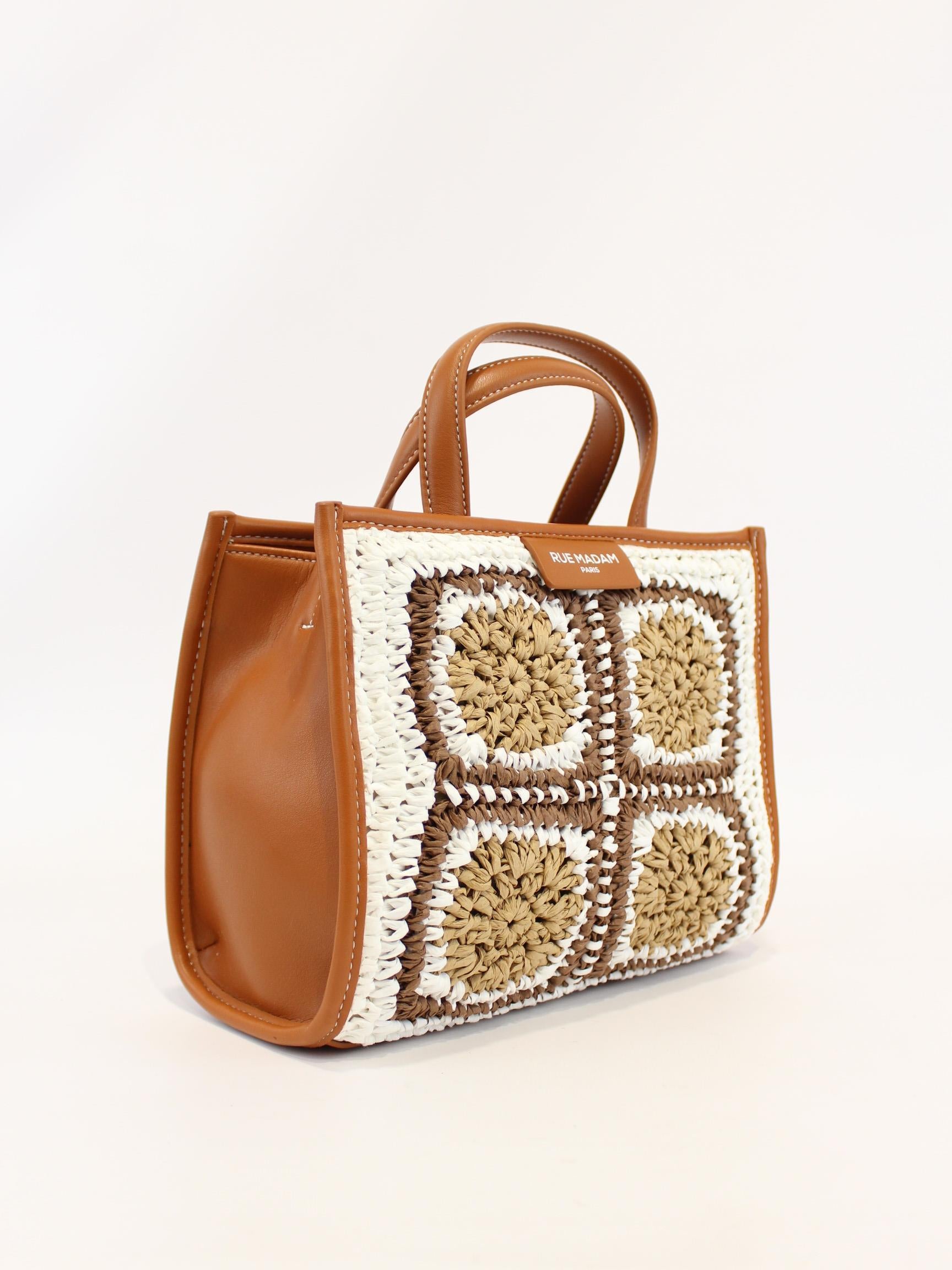 borsa carioca mini tote 1454 NATURAL RUE MADAM PARIS 