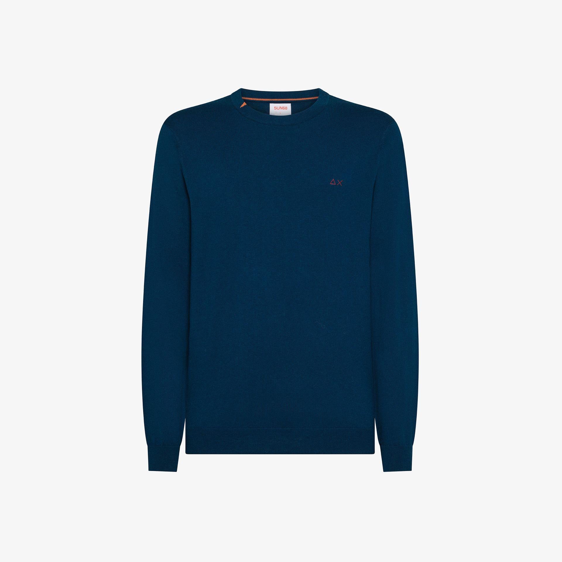 maglione girocollo misto lana K45101 78 SUN68 