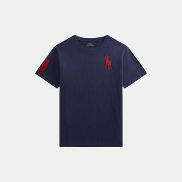 t-shirt bimbo con cavallino manica 323-832907 039 RALPH LAUREN POLO 