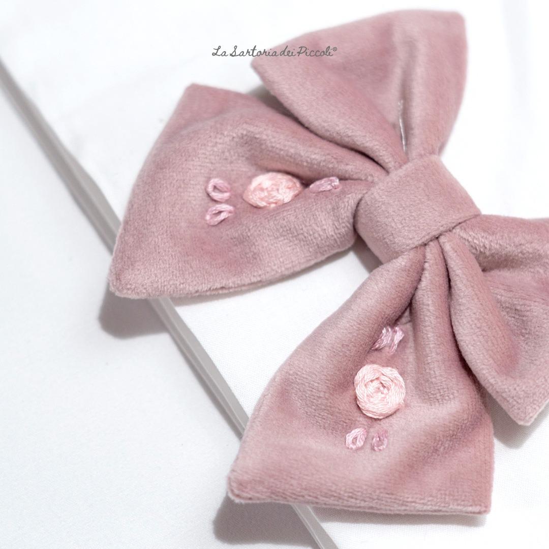 completo lenzuolino con maxi fiocco LL1106 UNI LA SARTORIA DEI PICCOLI 