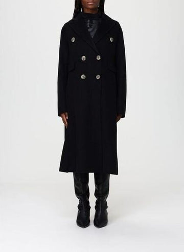 cappotto doppiopetto lungo H.K1083.4485 NERO HANITA 